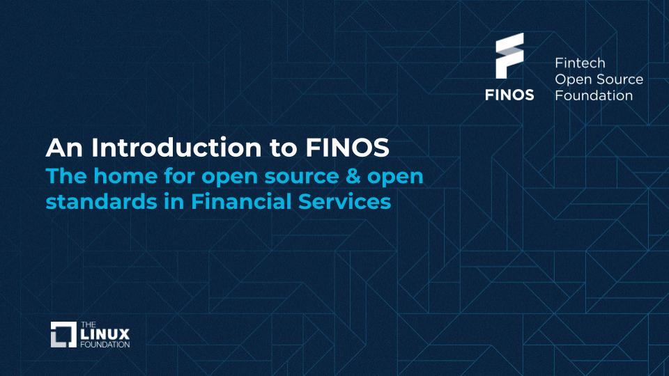 An Introduction to FINOS